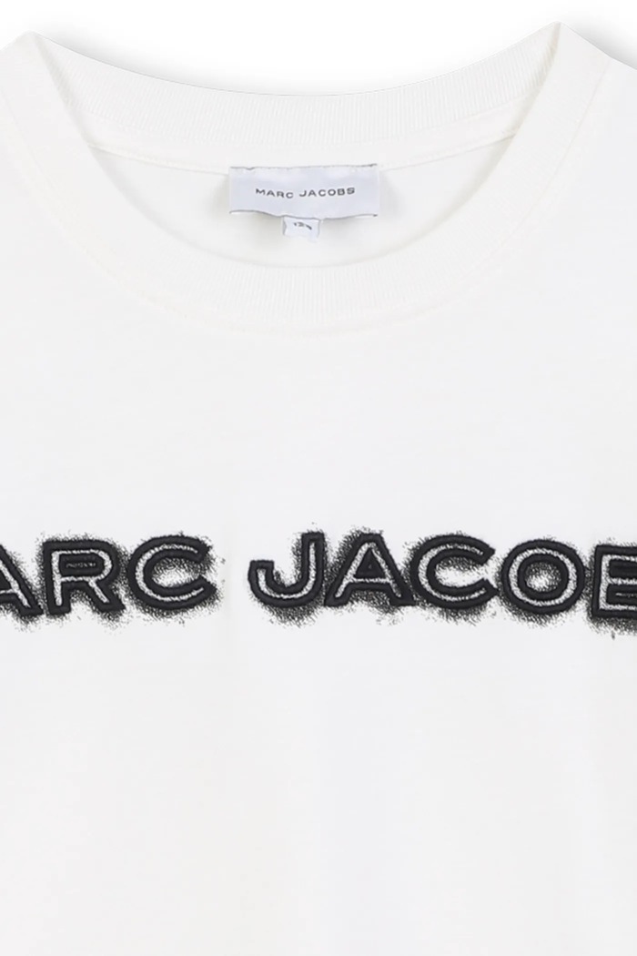 Chlapec Detské bavlnené tričko Marc Jacobs W60644.86.108 béžová