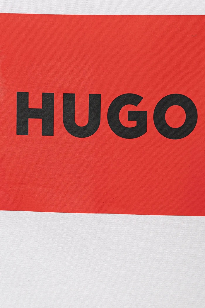 Chłopiec HUGO t-shirt bawełniany dziecięcy G00572.162.174 biały