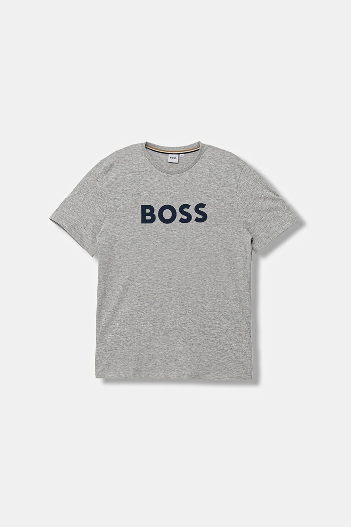 Детска памучна тениска BOSS памук сив J52711.162.174