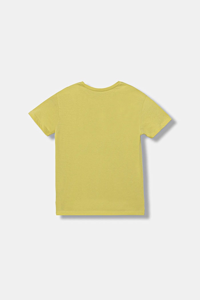 United Colors of Benetton t-shirt bawełniany dziecięcy 3I1XC10Q4.G.seasonal zielony AW25