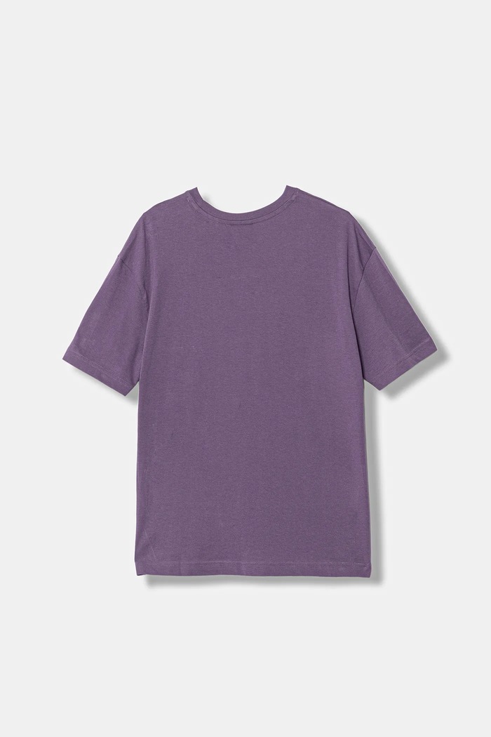 United Colors of Benetton t-shirt bawełniany dziecięcy 3X1SC10PN.G.seasonal fioletowy AW25