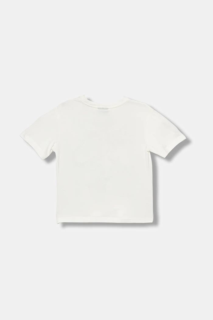 United Colors of Benetton t-shirt bawełniany 3X1SG10JW.P.seasonal biały AW25
