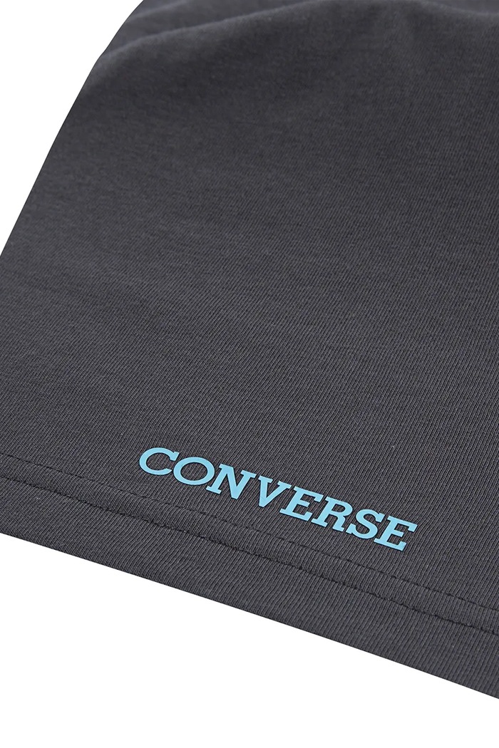 Tricou pentru copii cu adaos de bumbac Converse 9CH870 gri