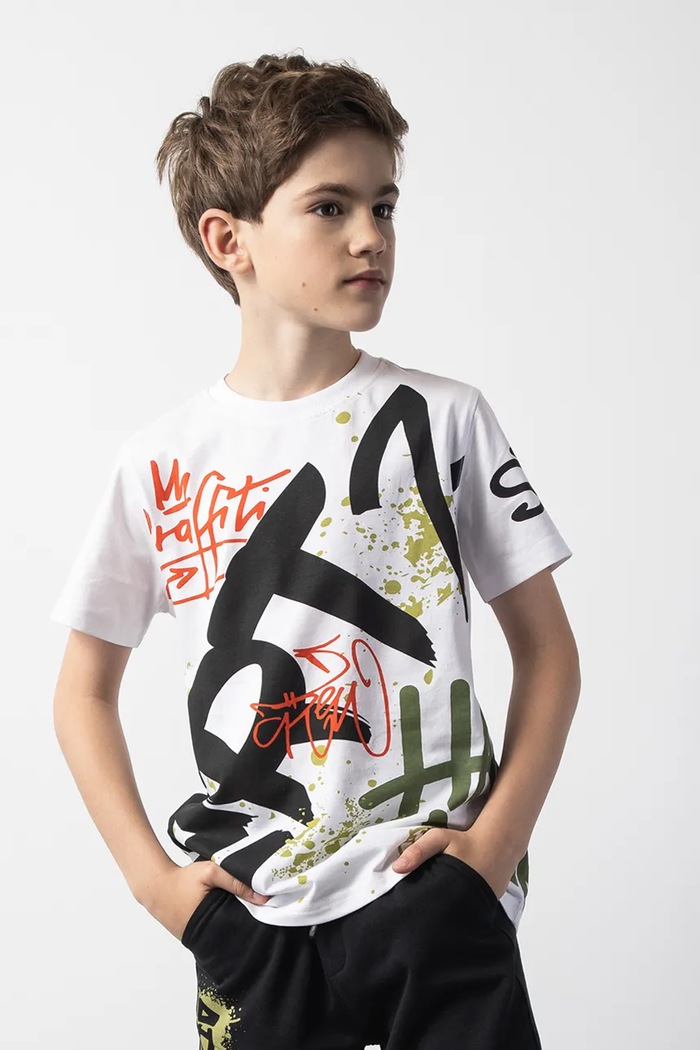 Coccodrillo t-shirt bawełniany dziecięcy ZC5143202SBJ