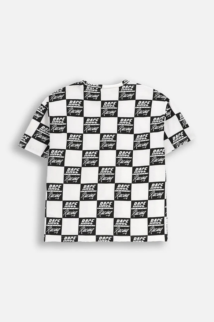 Dětské bavlněné tričko Coccodrillo ZC5143203CBJ bílá AW25