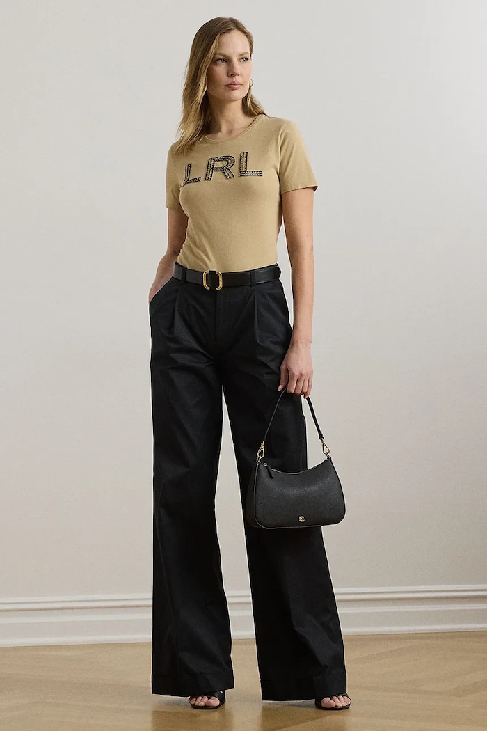 Îmbrăcăminte Lauren Ralph Lauren tricou din bumbac 200971125 bej