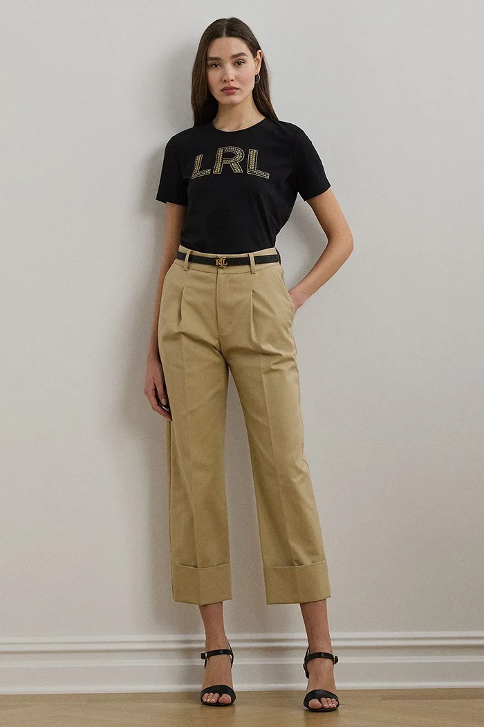 Îmbrăcăminte Lauren Ralph Lauren tricou din bumbac 200971125 negru