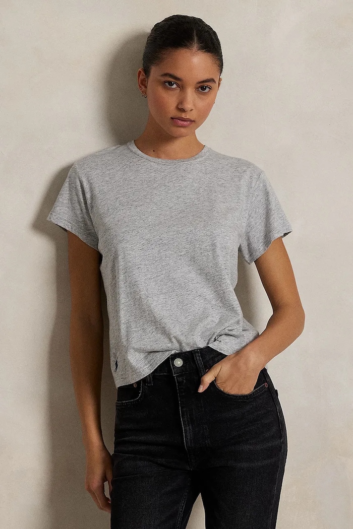 Polo Ralph Lauren t-shirt bawełna szary 211967102