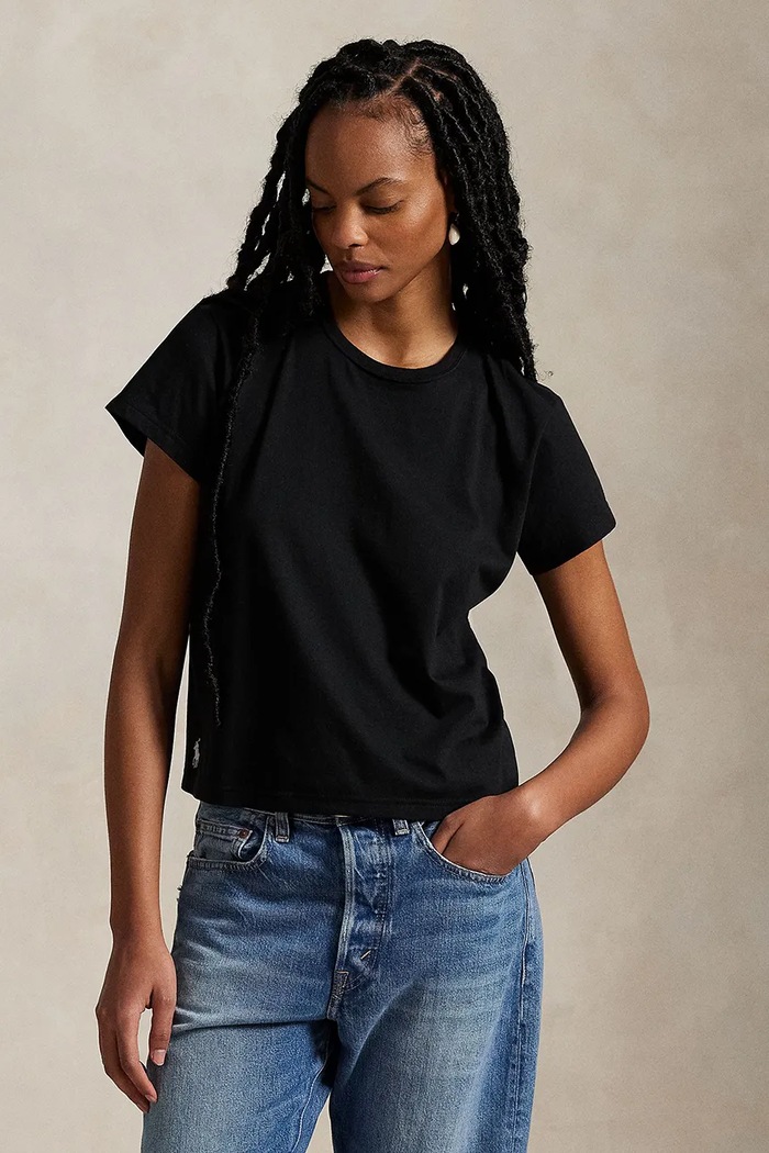 Polo Ralph Lauren t-shirt bawełna czarny 211967102