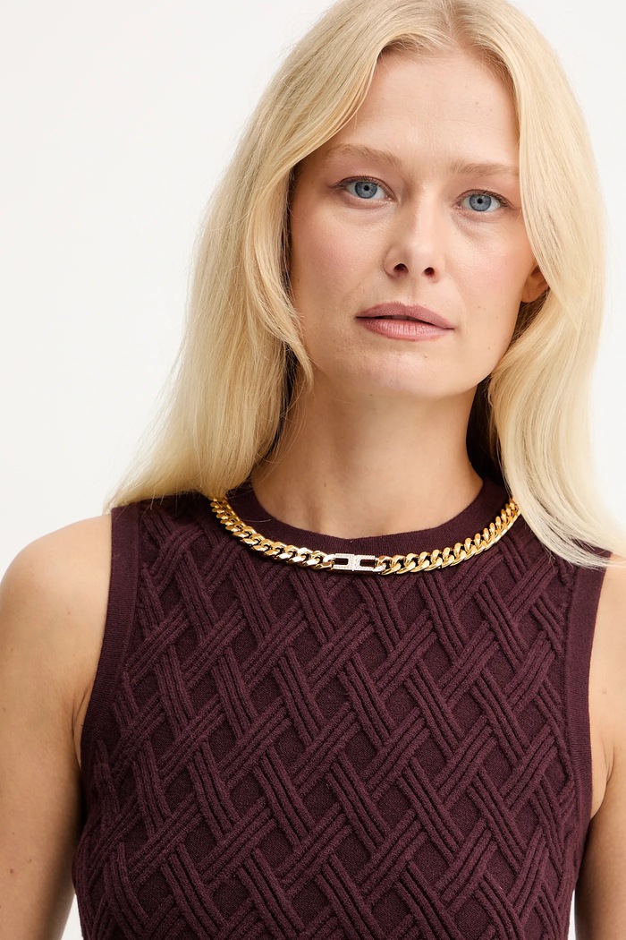 Top Elisabetta Franchi burgundské TK60B56E2