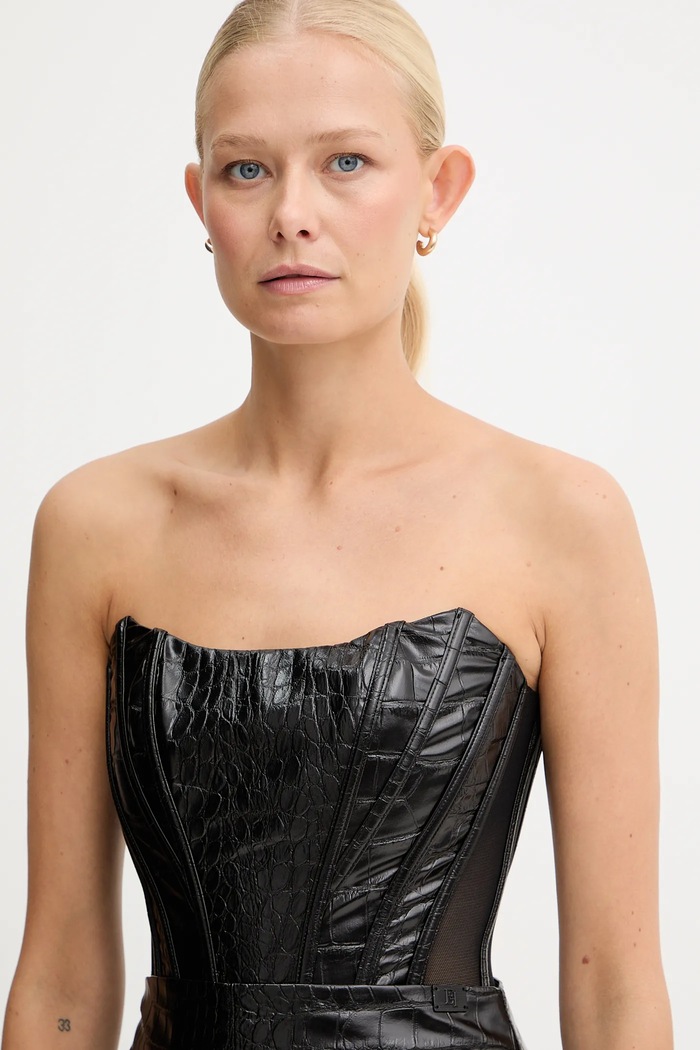 Top Elisabetta Franchi μαύρο TO03056E2