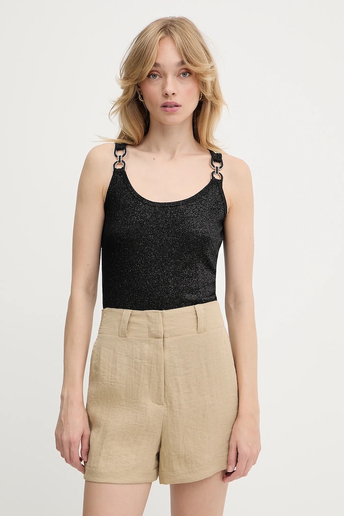 Morgan top uni negru DIDONI
