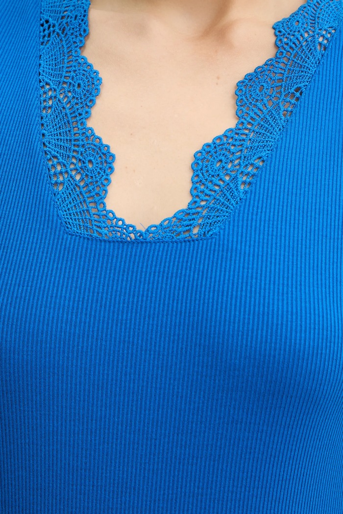 Morgan top blu DADILO