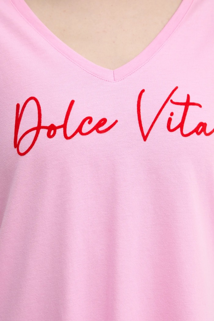 Morgan tricou DOLCE roz