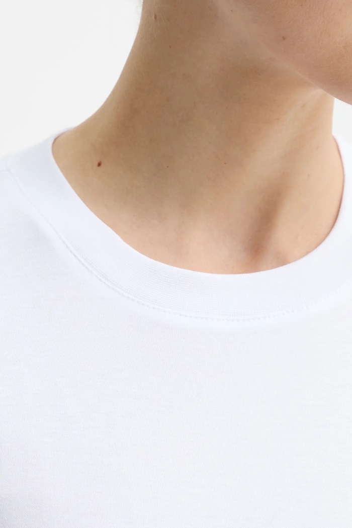 Calvin Klein t-shirt bawełniany LV044C216G biały
