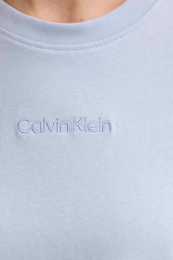 Calvin Klein tricou de femei din bumbac LV044C905G albastru
