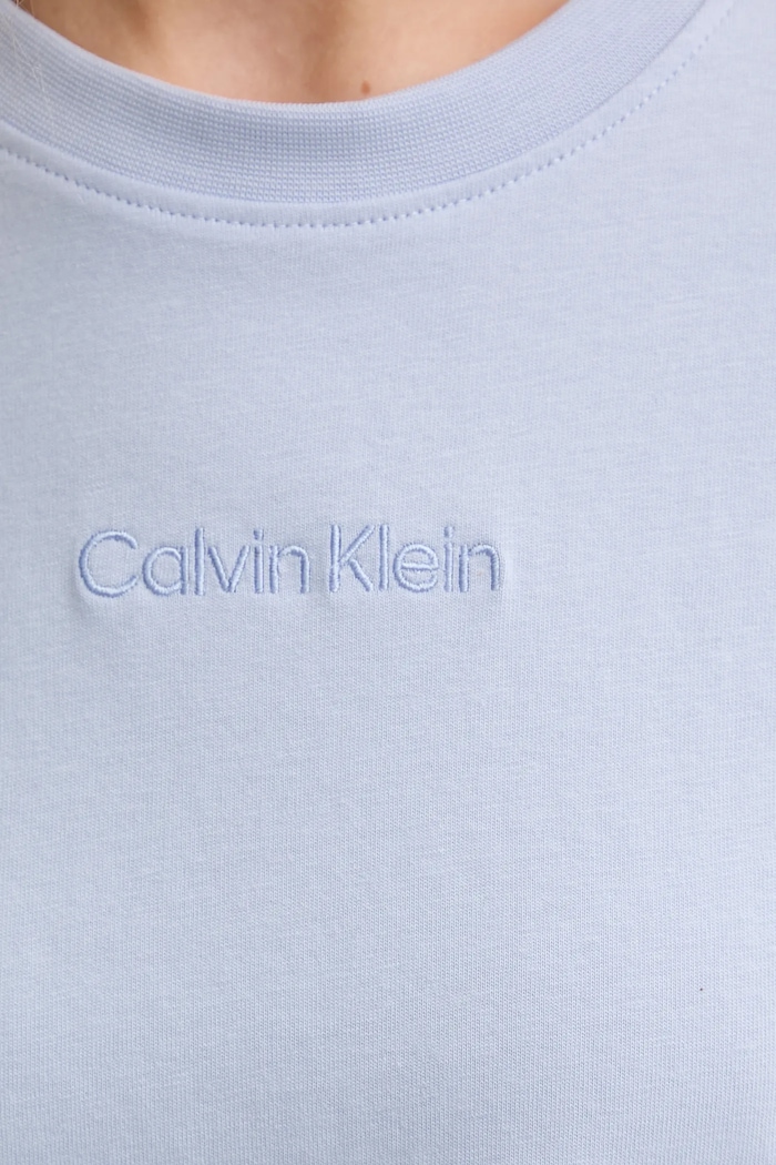 Calvin Klein tricou de femei din bumbac LV044C905G albastru