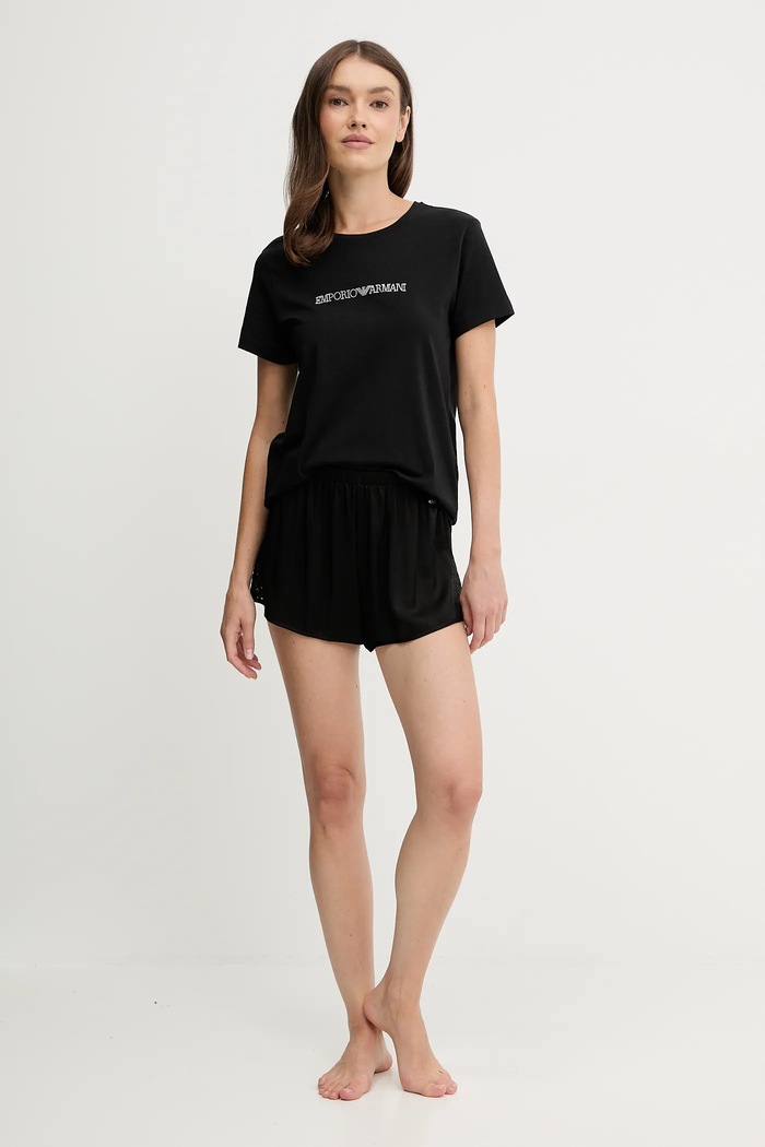Emporio Armani Underwear tricou EW000408.AF13033 negru SS26