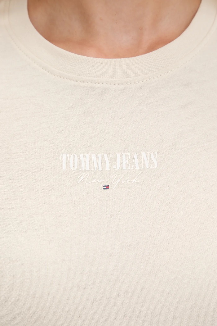 Tommy Jeans t-shirt beżowy DW0DW20913