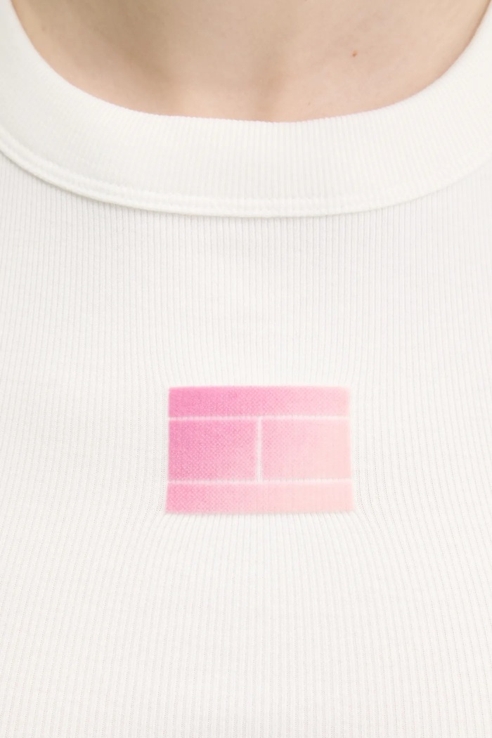 Top Tommy Jeans DW0DW20920 bílá