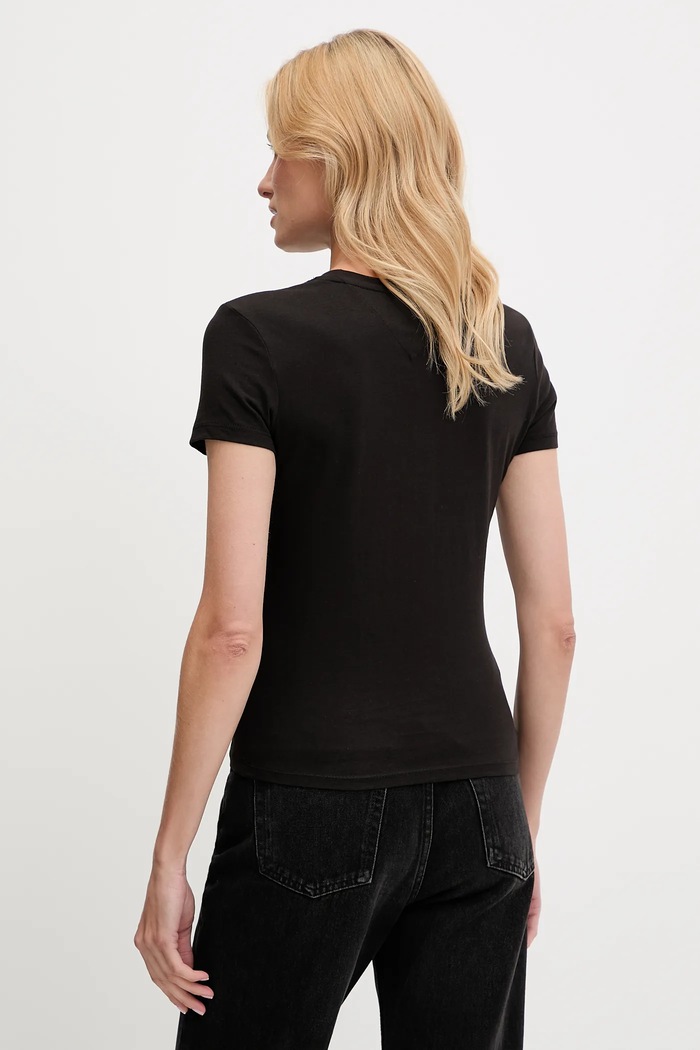 Odzież Tommy Jeans t-shirt bawełniany 2-pack DW0DW21746 czarny