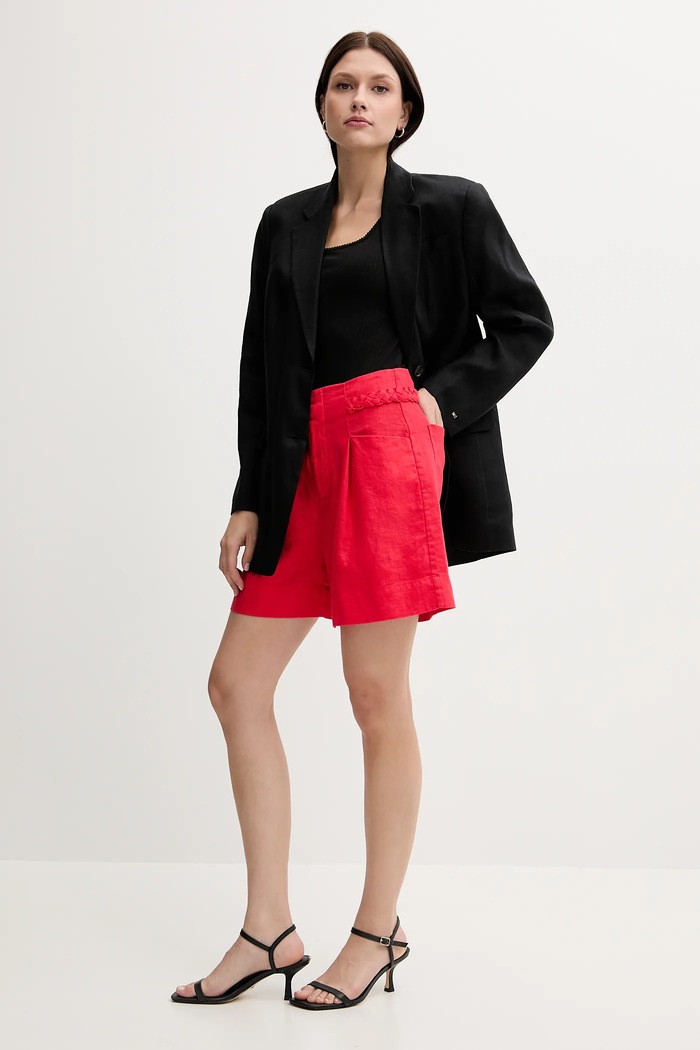 Top Tommy Hilfiger WW0WW45444 μαύρο AW25