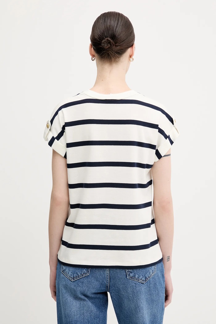 Oblečení Bavlněné tričko Tommy Hilfiger WW0WW45628 bílá