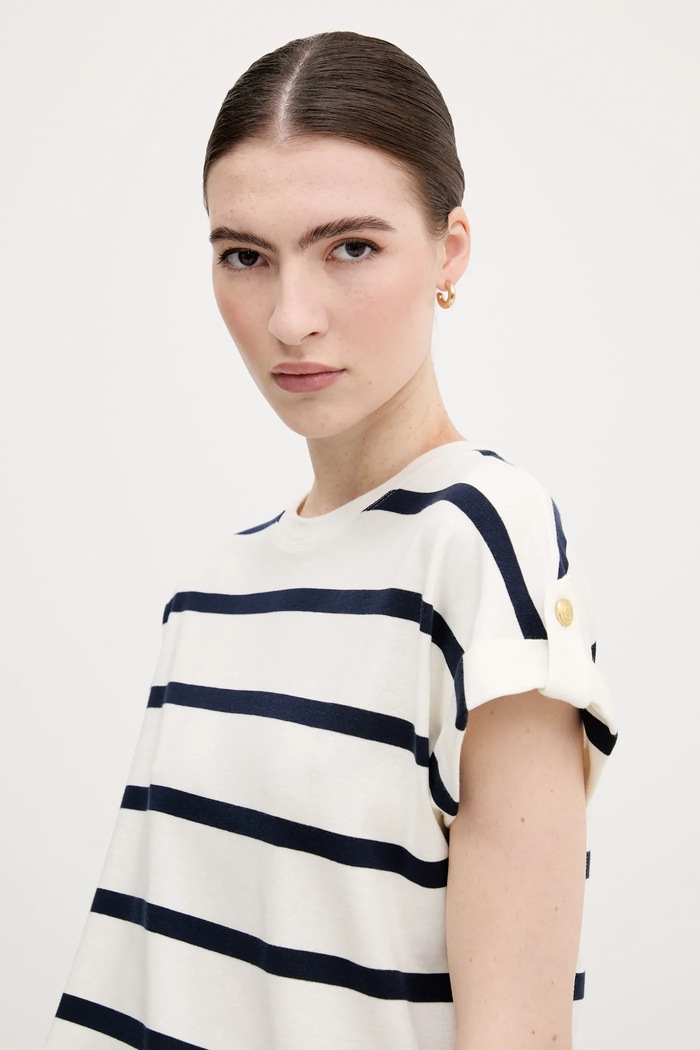 Bavlněné tričko Tommy Hilfiger bílá WW0WW45628