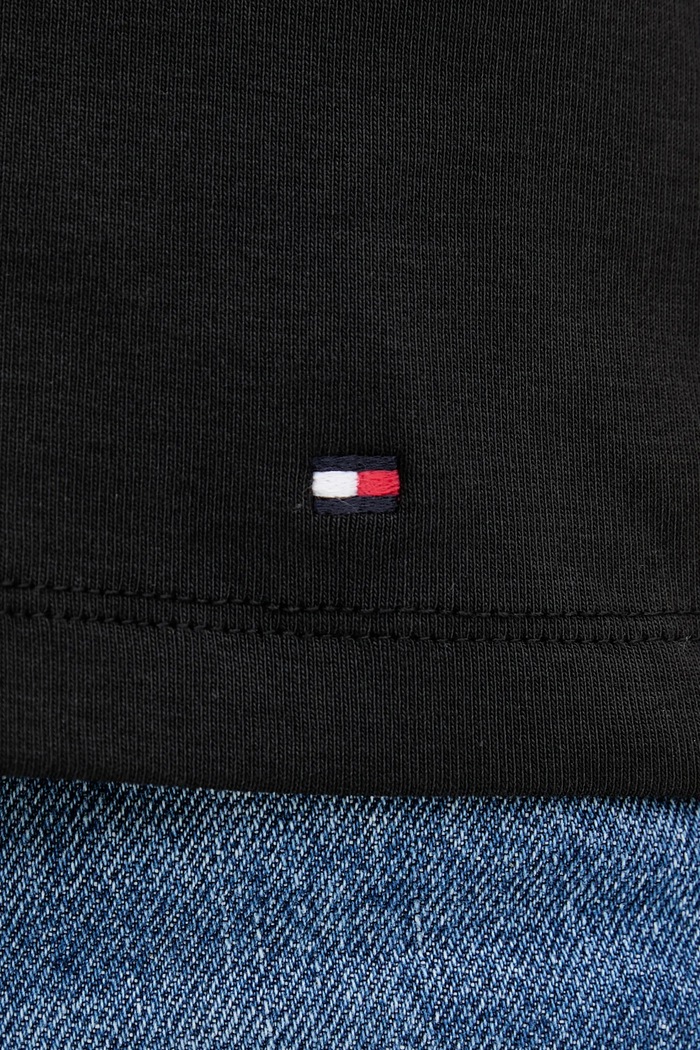 Bavlněné tričko Tommy Hilfiger WW0WW45628 černá