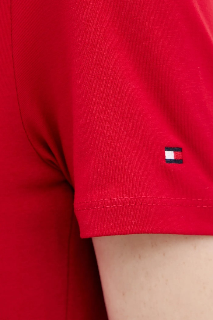 Tričko Tommy Hilfiger WW0WW45809 červená