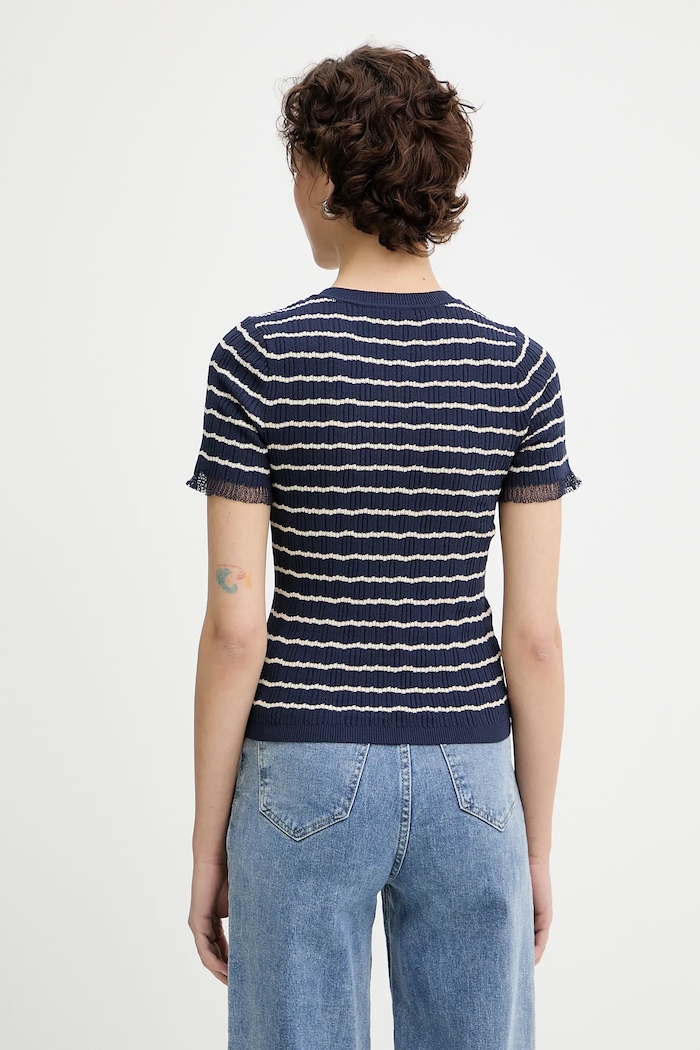 Oblečení Tričko Rag & Bone WAS25P025UG25 námořnická modř