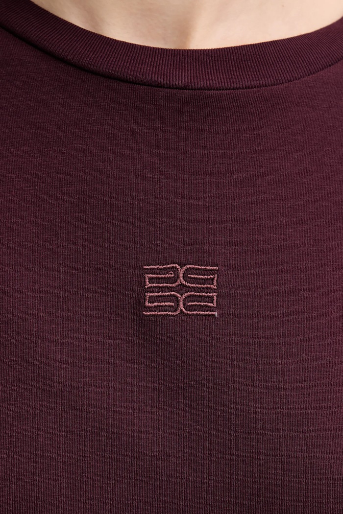 Gestuz t-shirt 10910545 bordowy