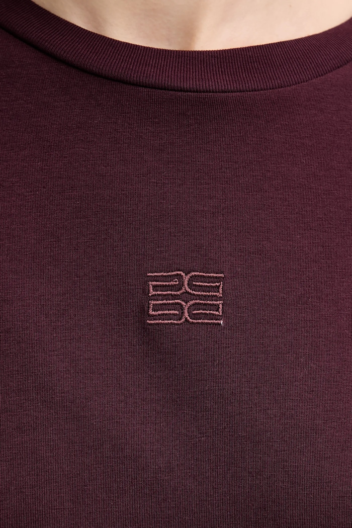Gestuz t-shirt 10910545 bordowy