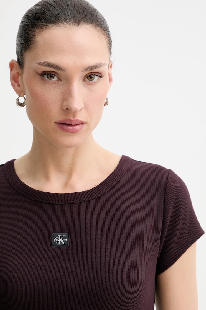 Calvin Klein Jeans női póló LV047C200G barna