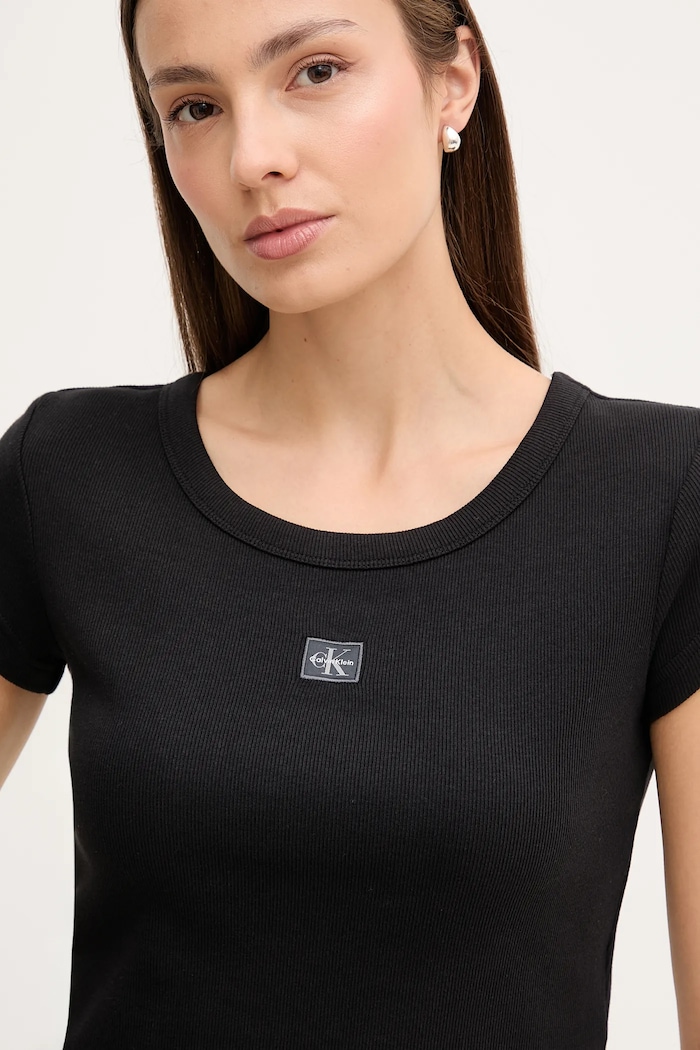 Calvin Klein Jeans tričko dámske čierna LV047C200G