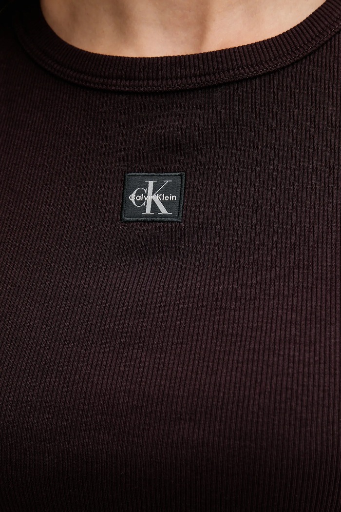 Calvin Klein Jeans top pentru femei LV047C201G maro