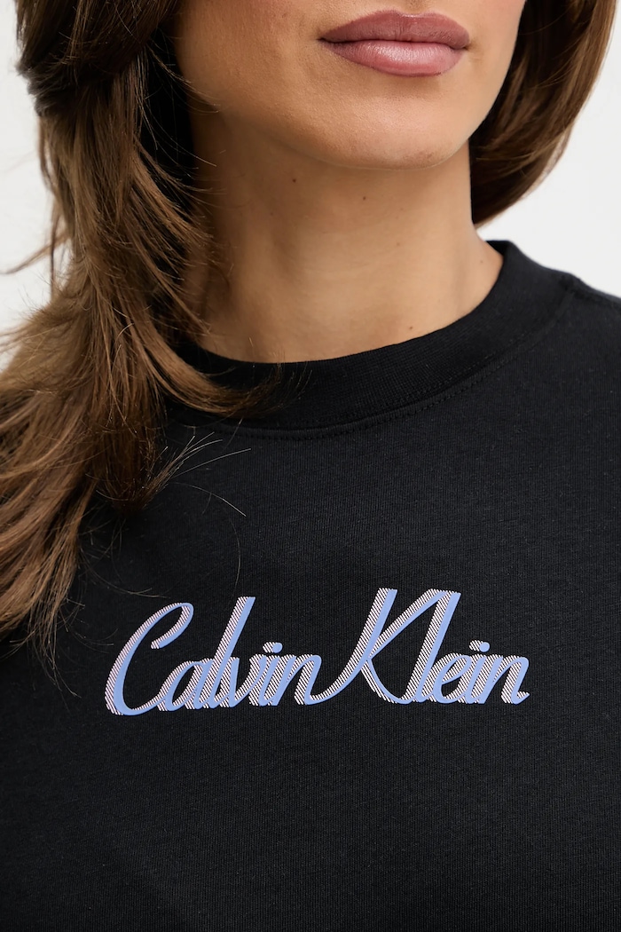 Bavlnené tričko Calvin Klein Jeans čierna LV047C854G