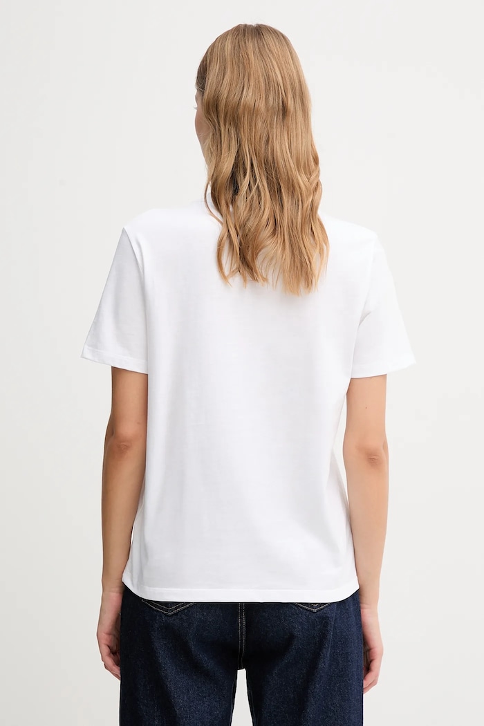 Oblečenie Bavlnené tričko Calvin Klein Jeans LV047C855G biela