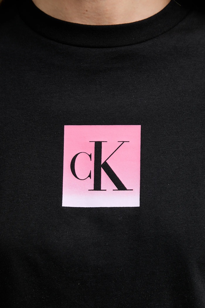 Calvin Klein Jeans t-shirt bawełniany czarny LV047C864G