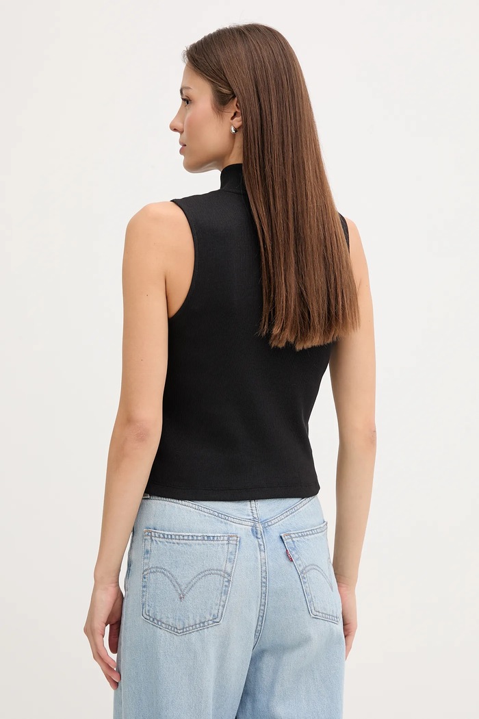 Îmbrăcăminte Calvin Klein Jeans top LV047C909G negru