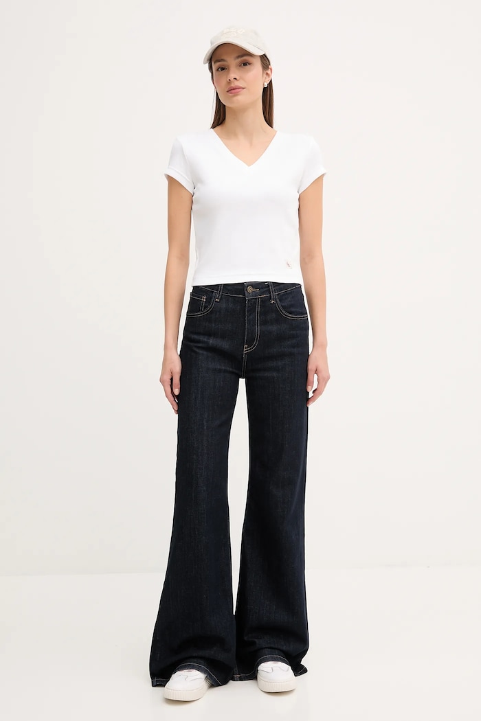 Calvin Klein Jeans t-shirt LV047C910G biały AW25