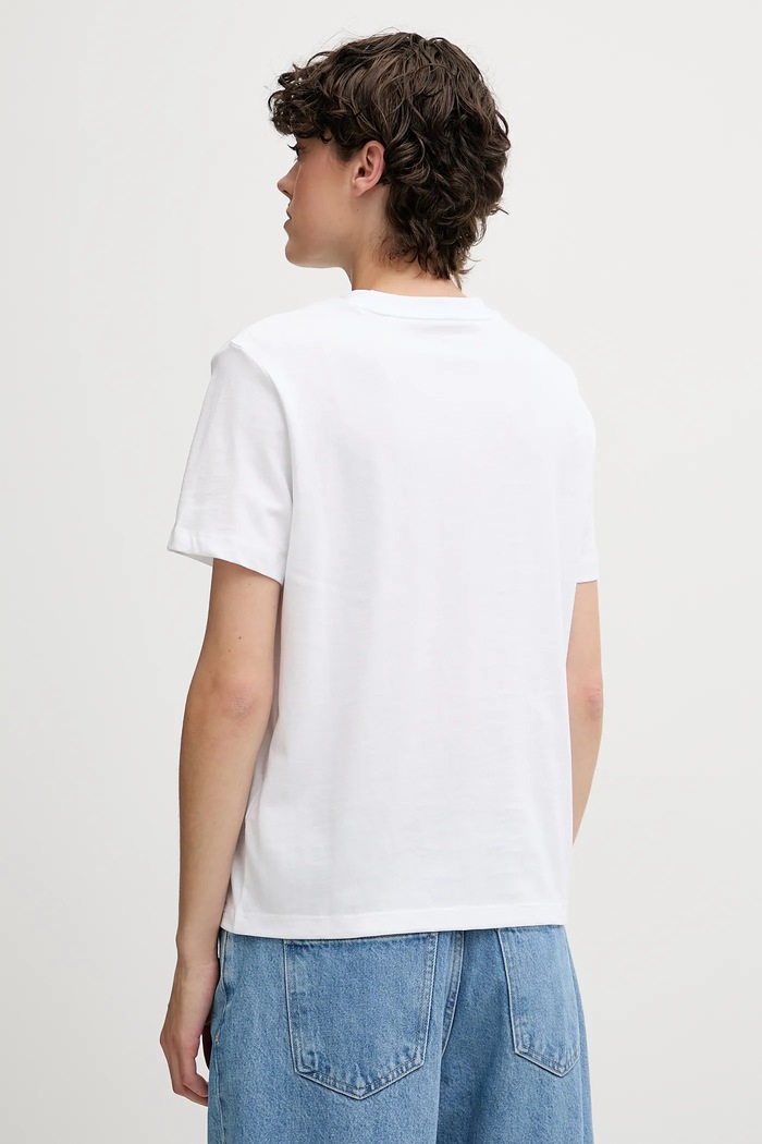 Calvin Klein Jeans tričko dámske bavlnené LV047C912G biela SS26