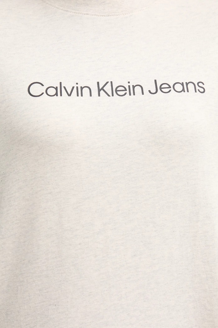 Calvin Klein Jeans тениска дамска от памук LV047C912G бежов