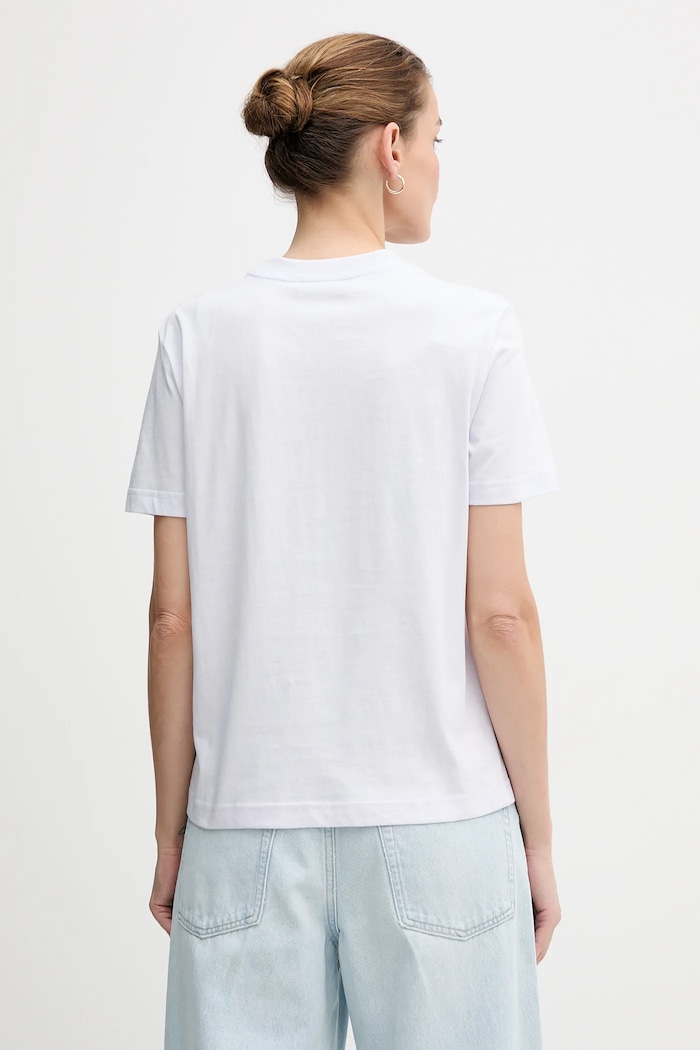 Oblečenie Calvin Klein Jeans tričko dámske bavlnené LV047C912G fialová