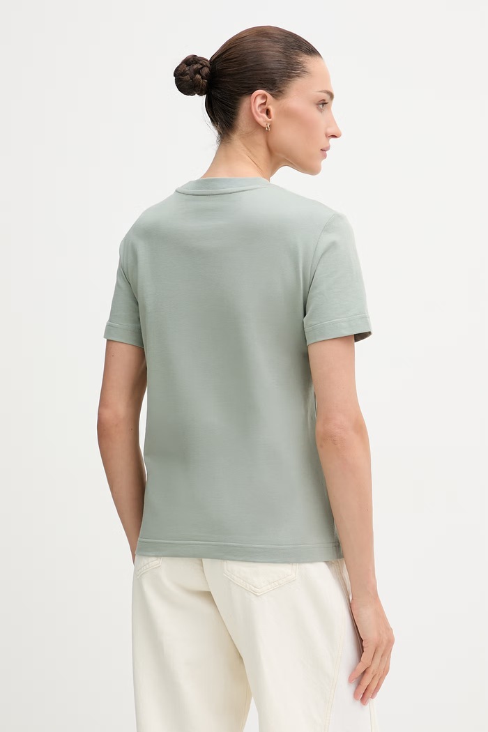 Oblečenie Calvin Klein Jeans tričko dámske bavlnené LV047C912G zelená