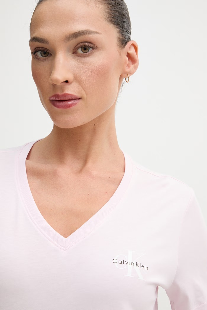 Calvin Klein Jeans tričko dámske bavlnené 2-pak LV047C906G