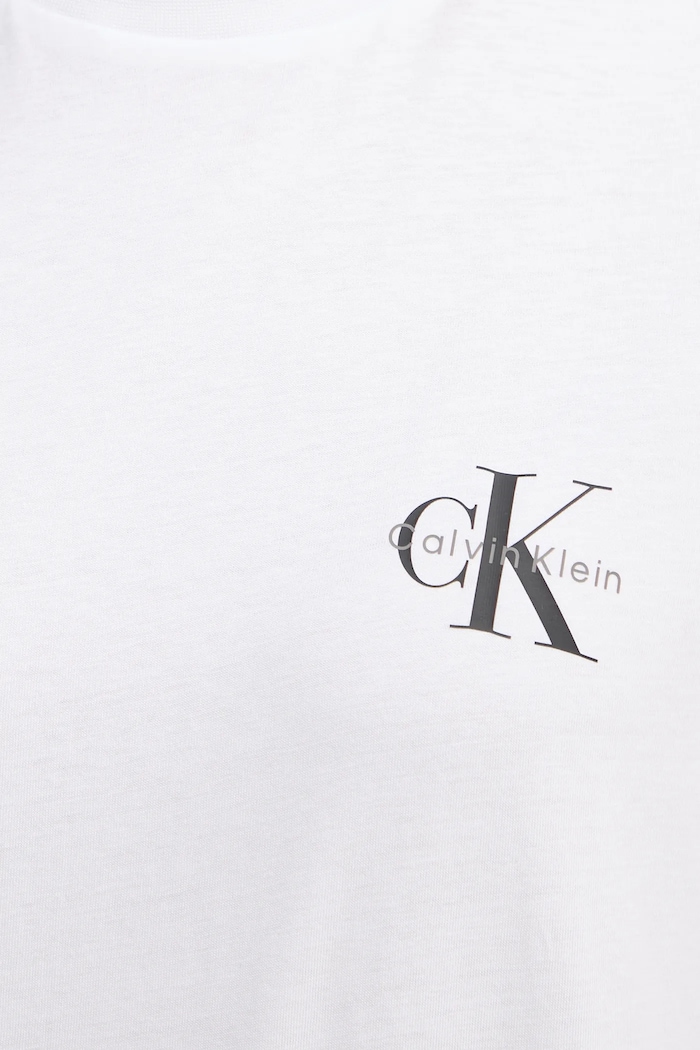 Calvin Klein Jeans tričko dámske bavlnené 2-pak biela LV047C905G