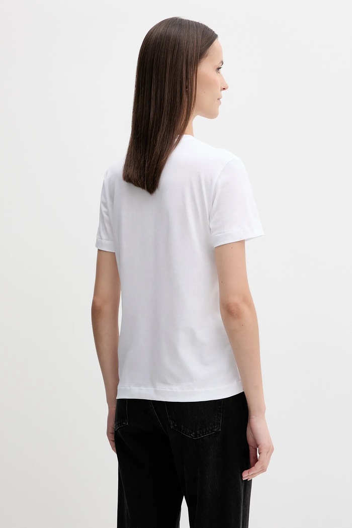 Calvin Klein Jeans tričko dámske bavlnené 2-pak LV047C905G oranžová