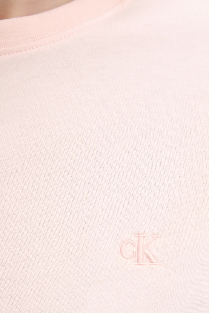 Calvin Klein Jeans basic dámske bavlnené tričko ružová LV047B224G