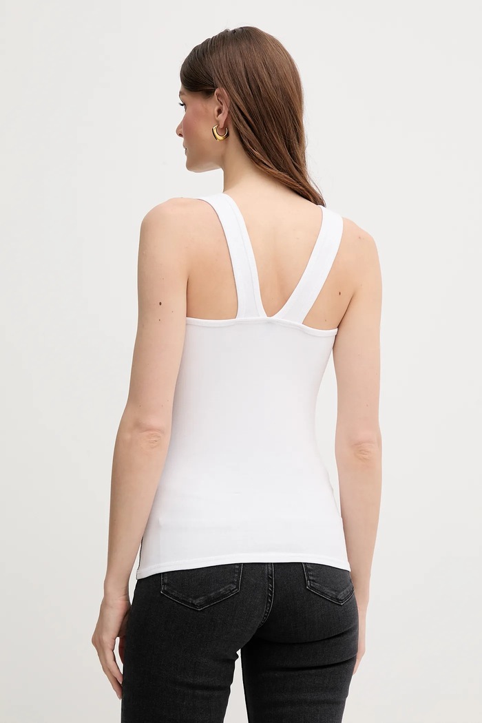 Ruházat Calvin Klein Jeans top LV044C219G fehér